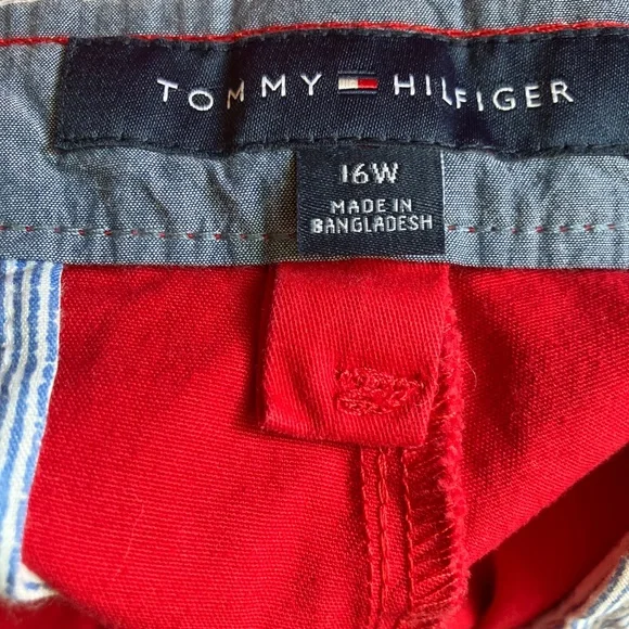 Tommy Hilfiger Red Chino Pants Holiday - Picture 3 of 3